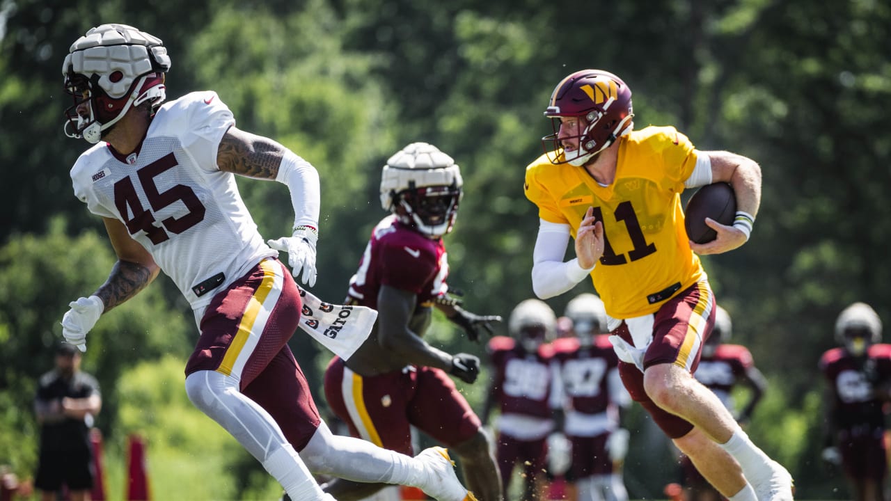 Washington Commanders training camp observations: Carson Wentz