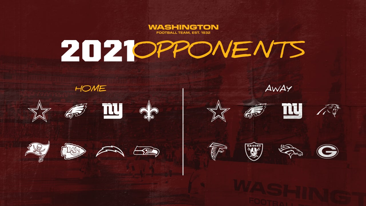 Washington's 2021 Home And Away Opponents Are Finalized