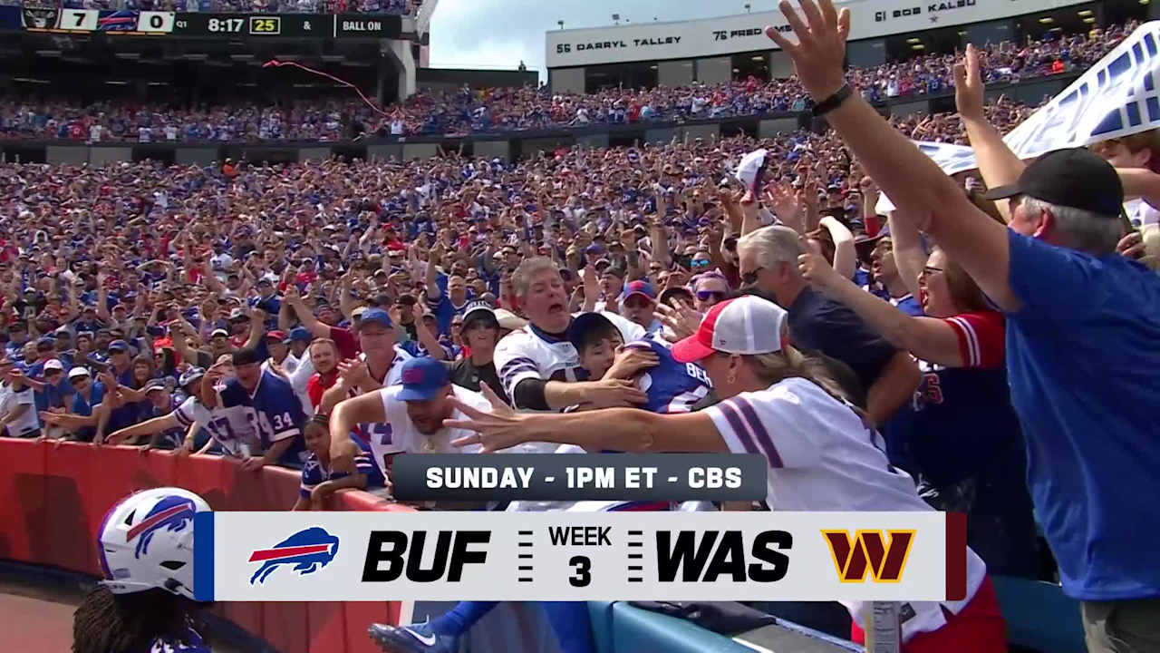 Bills vs. Commanders preview Week 3