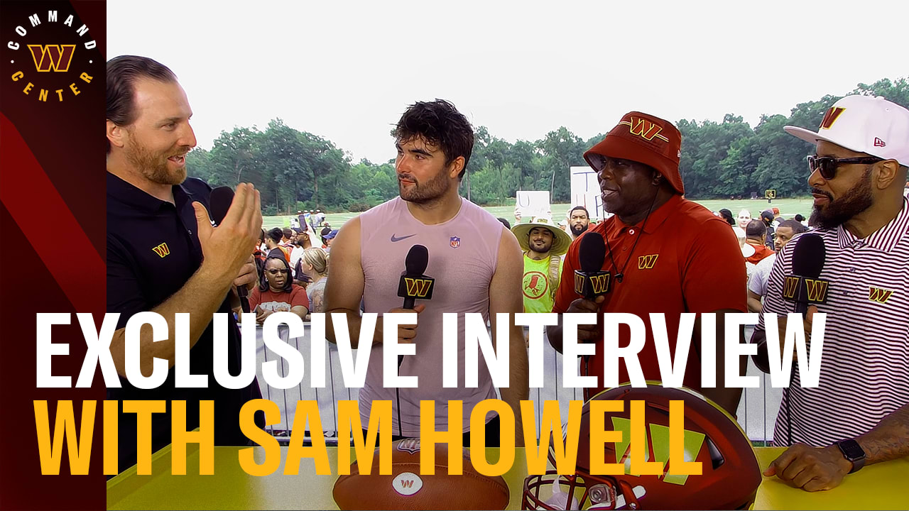 Commanders quarterback: Sam Howell starts at training camp