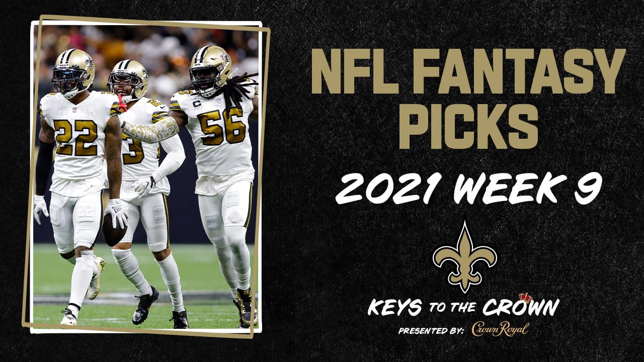 Saints-Falcons Week 9  Fantasy Keys to the Crown