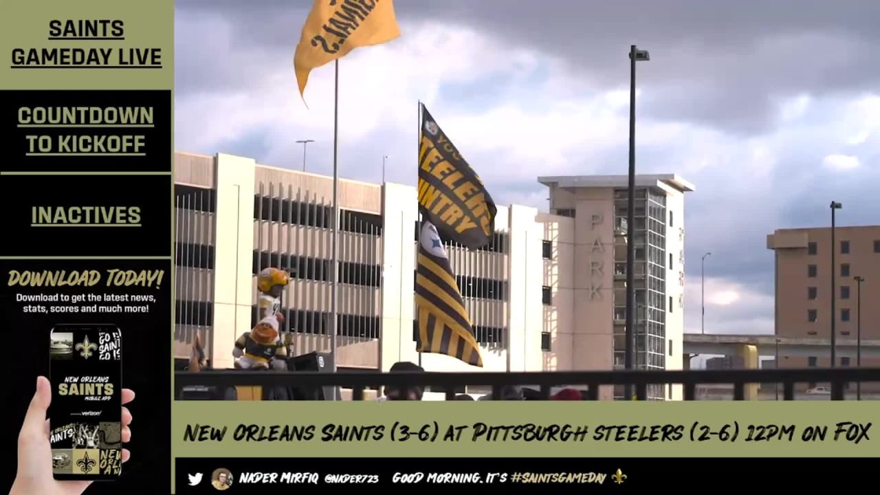 Steelers vs Saints Gameday Live