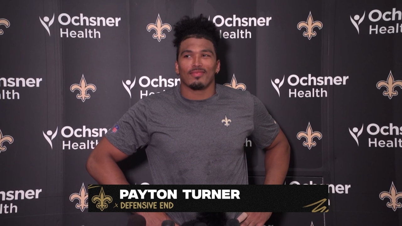 Payton Turner Talks Saints D-Line, Health, Season's Goals - Sports