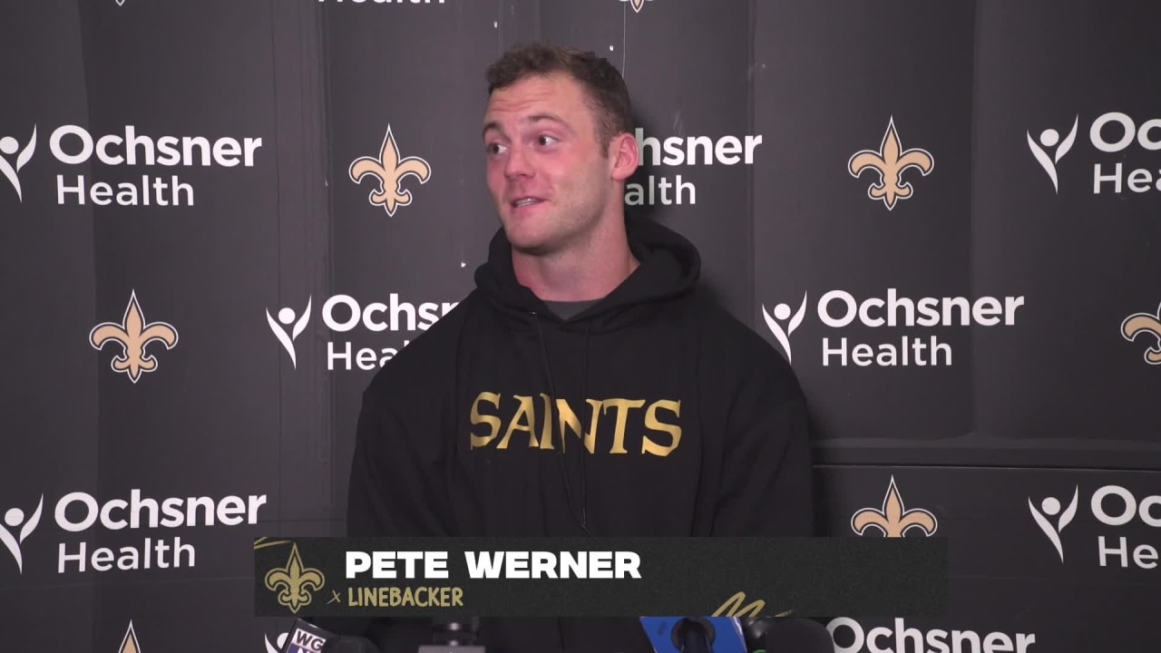 Lack of practice for Saints LB Pete Werner is a growing concern