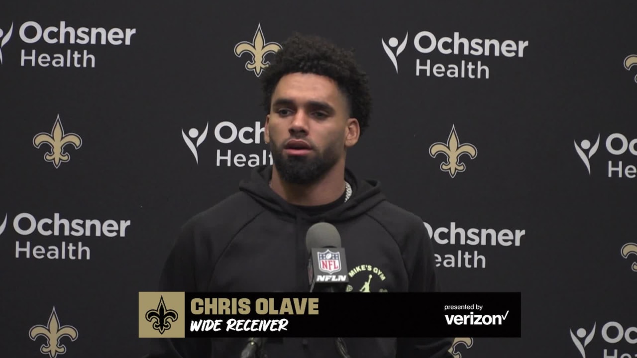 New Orleans Saints wide receiver Chris Olave secures goal-line grab for  first career NFL TD