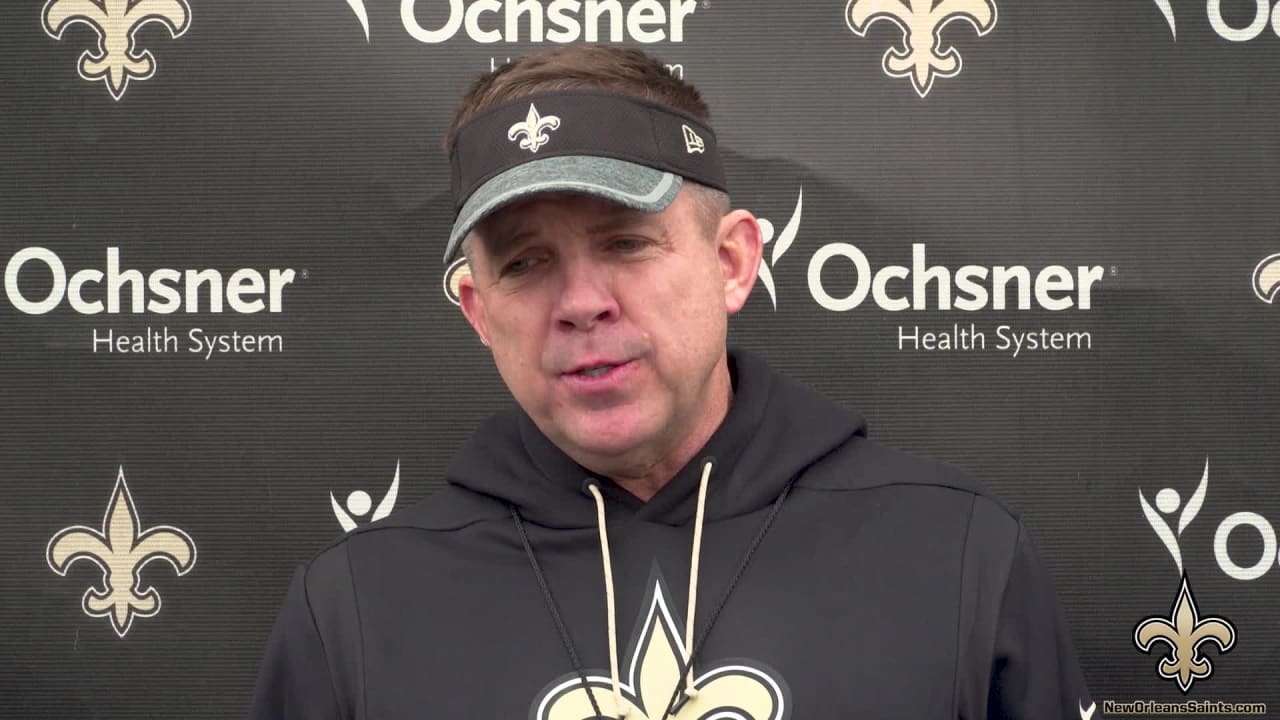 Sean Payton Saints At Panthers Week 15 Media Availability