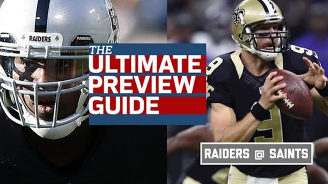 Raiders vs. Saints (Week 1 Preview)