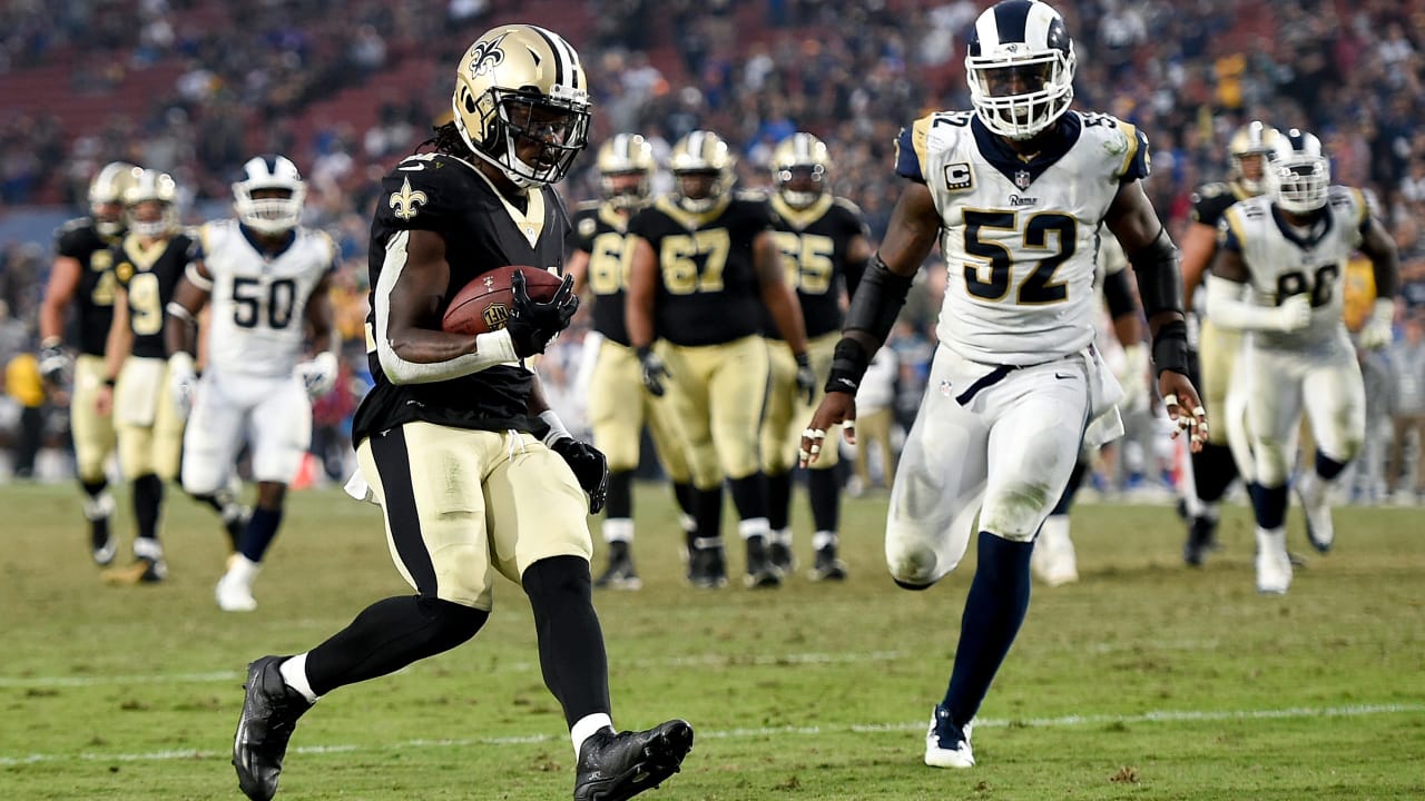 Inside the Game New Orleans Saints, Los Angeles Rams statistical