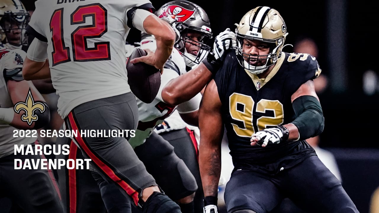 Saints DE Marcus Davenport is PFF's best NFL pass rusher, when healthy