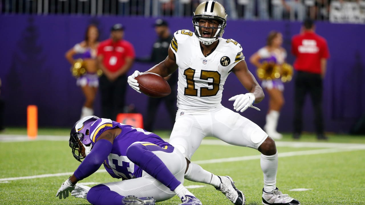 Saints run out to halftime lead over the Vikings