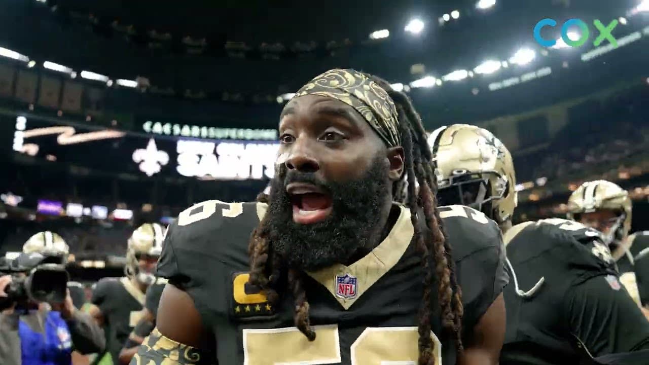 Saints Pregame Huddle vs. Falcons