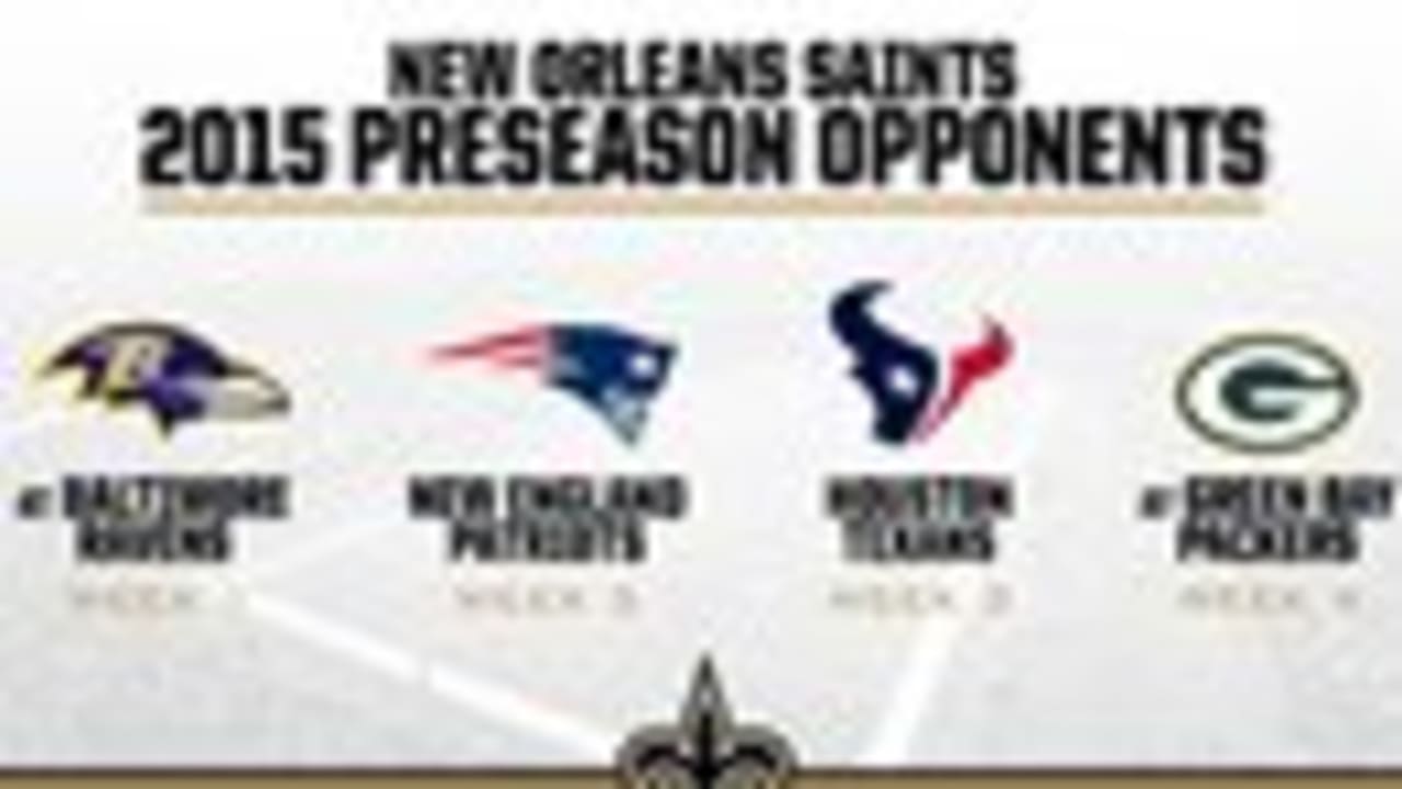 Snapshot look at New Orleans Saints preseason opponents