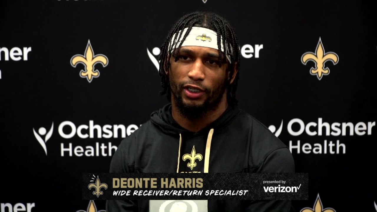 New Orleans Saints WR Deonte Harris talks last name change to Harty 1/6/2022