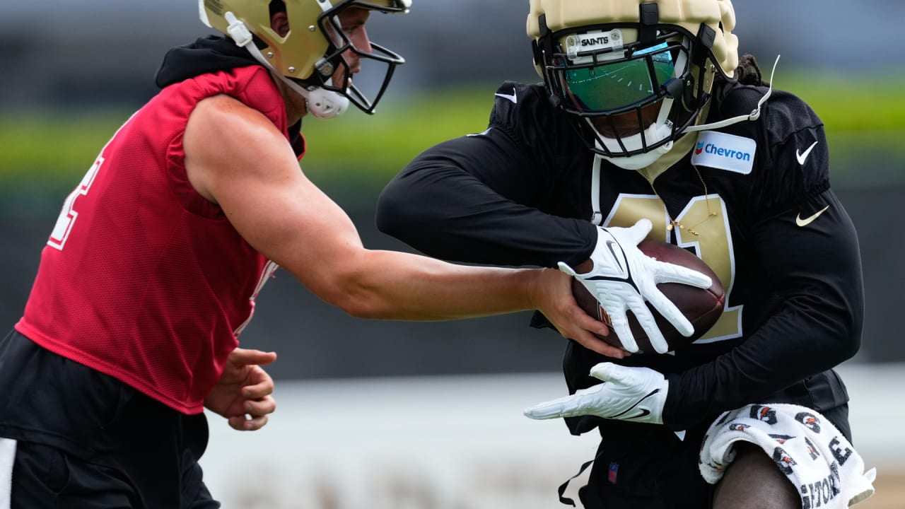 New Orleans Saints wide receiver Tre'Quan Smith (10) runs through drills at  the team's NFL football minicamp in Metairie, La., Thursday, June 15, 2023.  (AP Photo/Gerald Herbert Stock Photo - Alamy