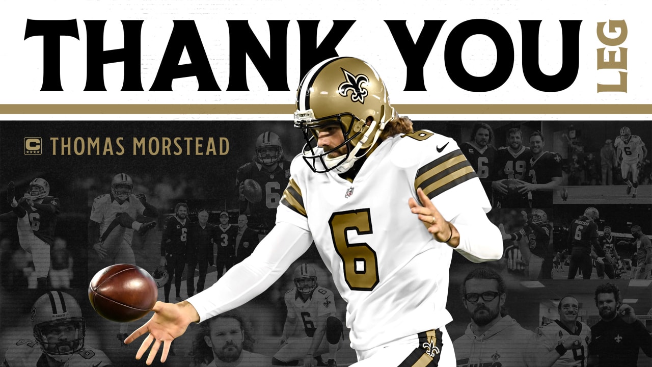 The Saints released Thomas Morstead 10 months ago. Here's how he