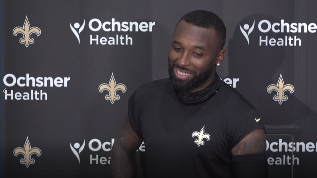 Saints Training Camp 2022 - Jarvis Landry Media Availability 7/30/22