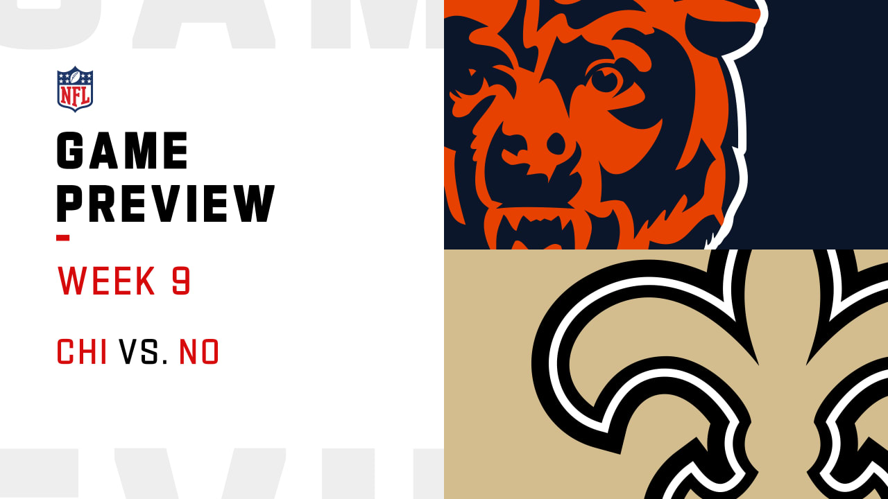 2023 NFL Week 9 Saints vs. Bears Video Preview