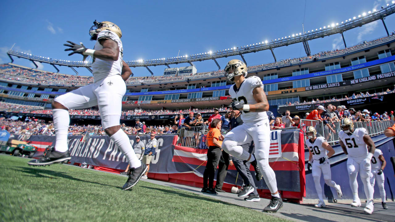 Photos: Pregame and Fans  Saints at Patriots Week 3 2021