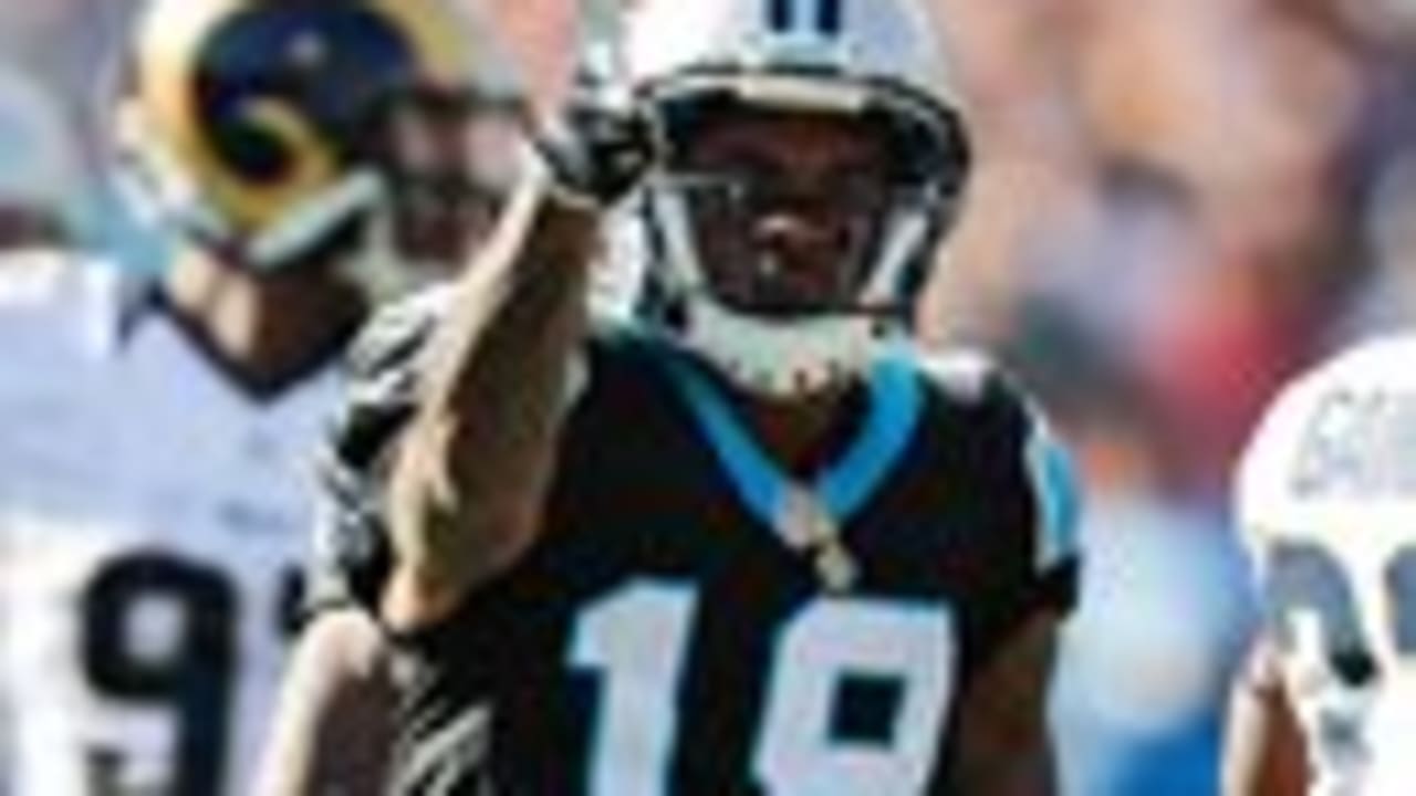 Carolina Panthers wide receiver Ted Ginn (19) returns a punt