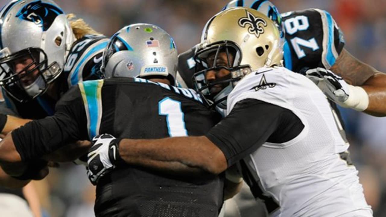 Carolina Panthers quarterback Cam Newton impressed the New Orleans Saints, Saints