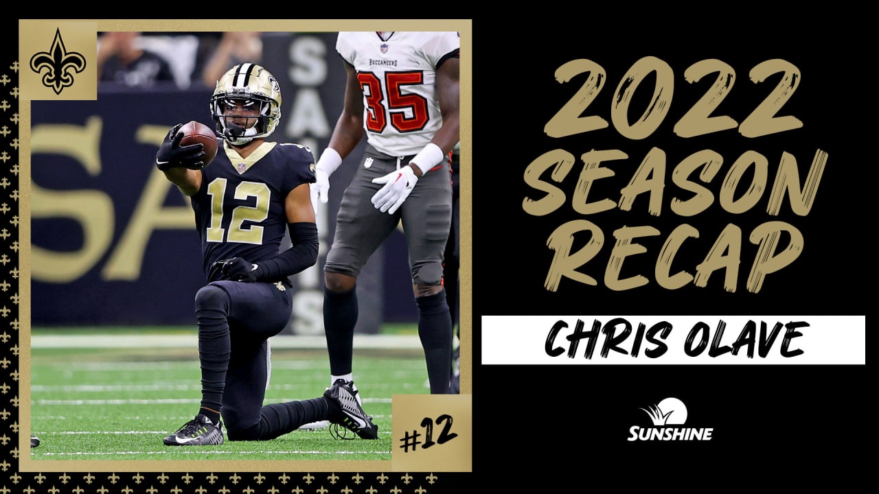 Wide receiver Chris Olave  New Orleans Saints 2022 season recap