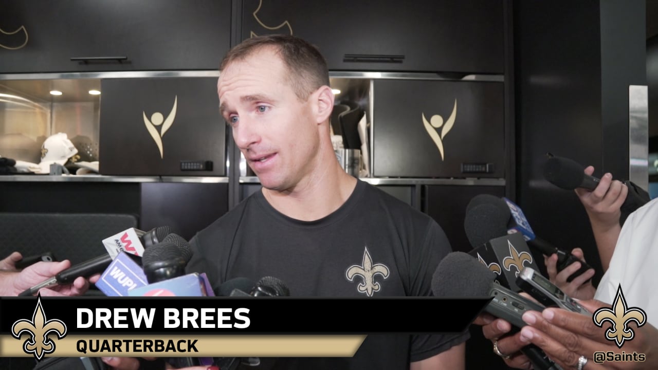 Transcript: Quarterback Drew Brees media availability - October 23, 2019