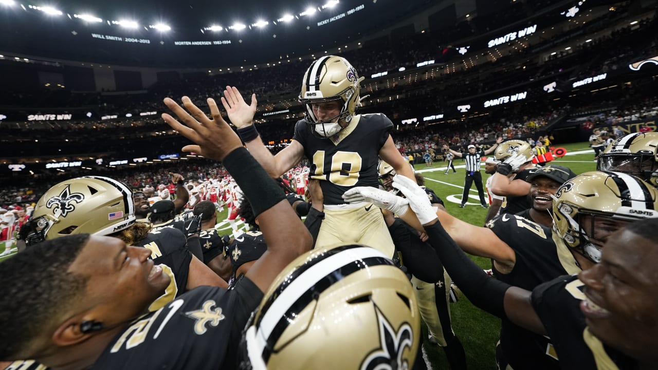 NFL Preseason Saints rookie kicker Blake Grupe kicks gamewinner vs