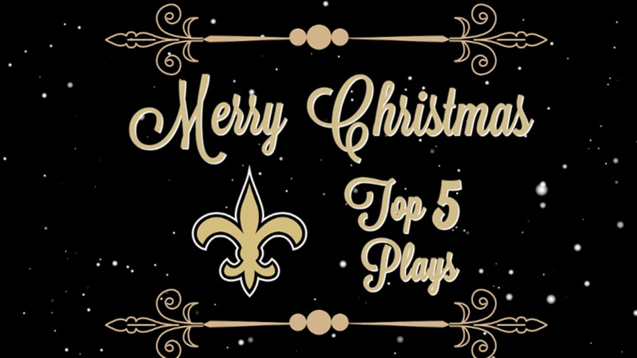 NFL NEW ORLEANS SAINTS-HAPPY HOLIDAYS!