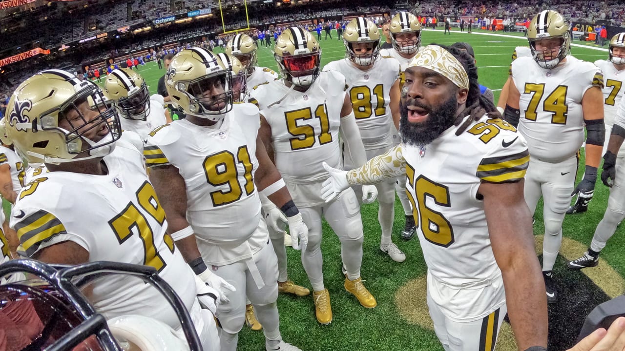 NFL Preseason: Saints DE Cam Jordan leads Pregame Huddle vs. Chiefs