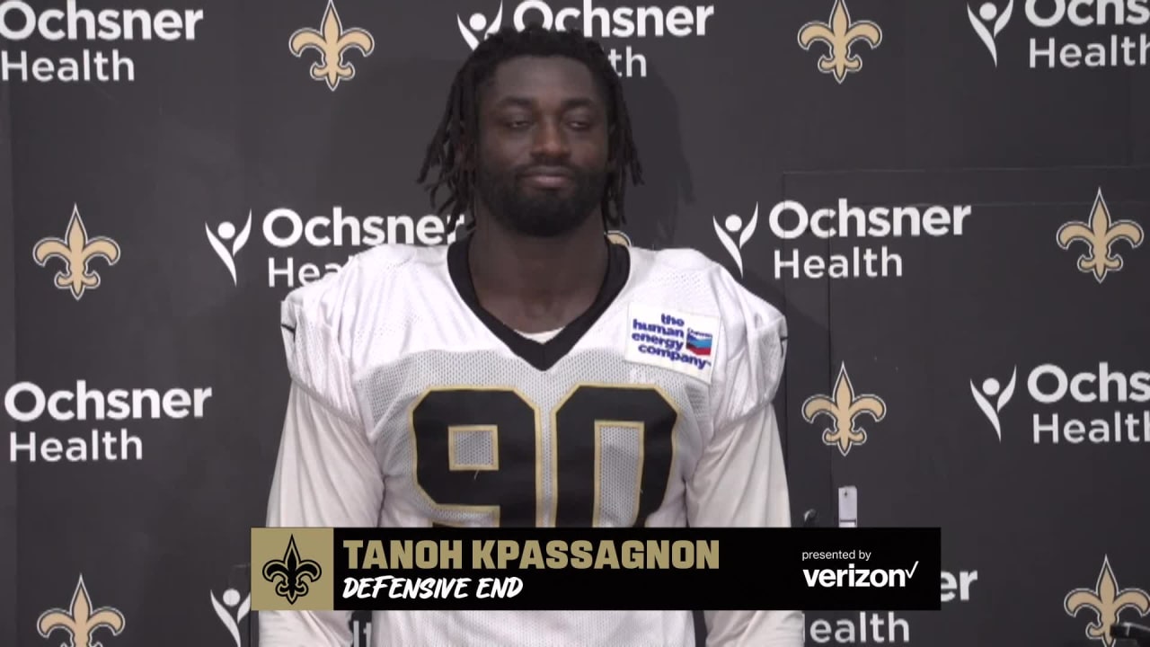 Saints Training Camp 2022 Tanoh Kpassagnon Media Availability 8/6/22