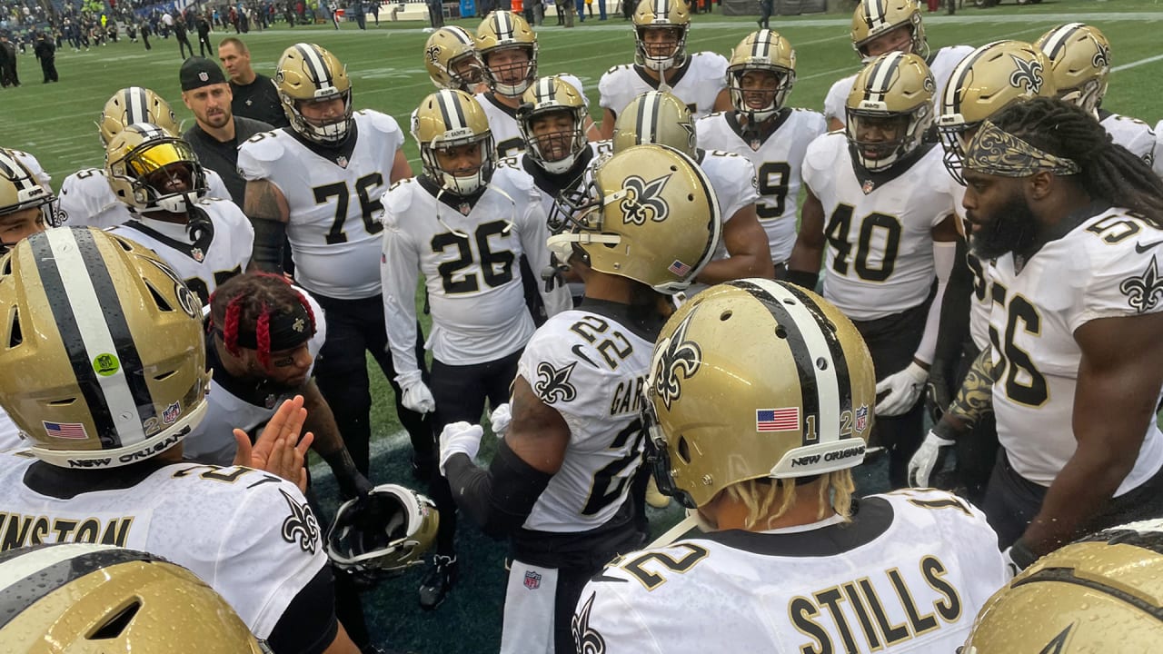 New Orleans Saints Pregame Huddle vs. Seattle Seahawks