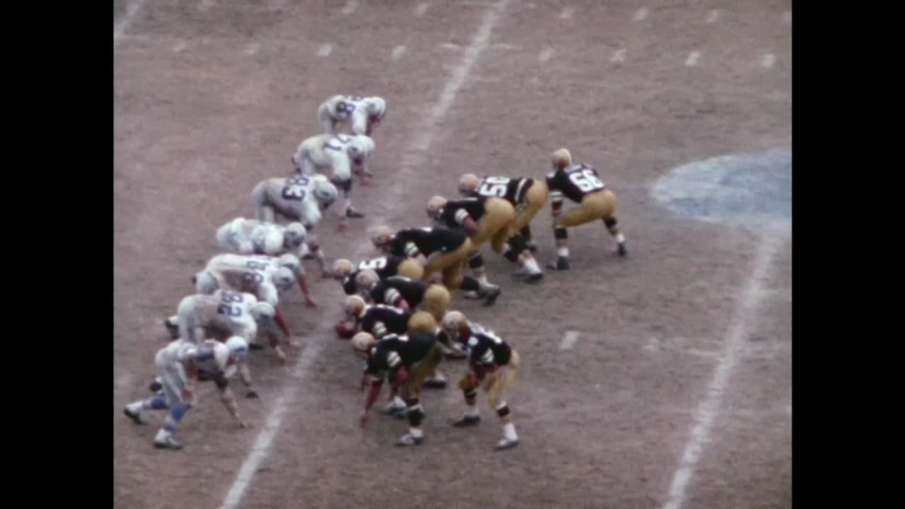 Kicker Tom Dempsey boots 63yard field goal for the win Saints Highlights Flashback