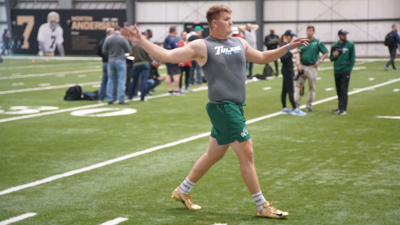 Tulane Pro Day 2024 Lanny Modesty