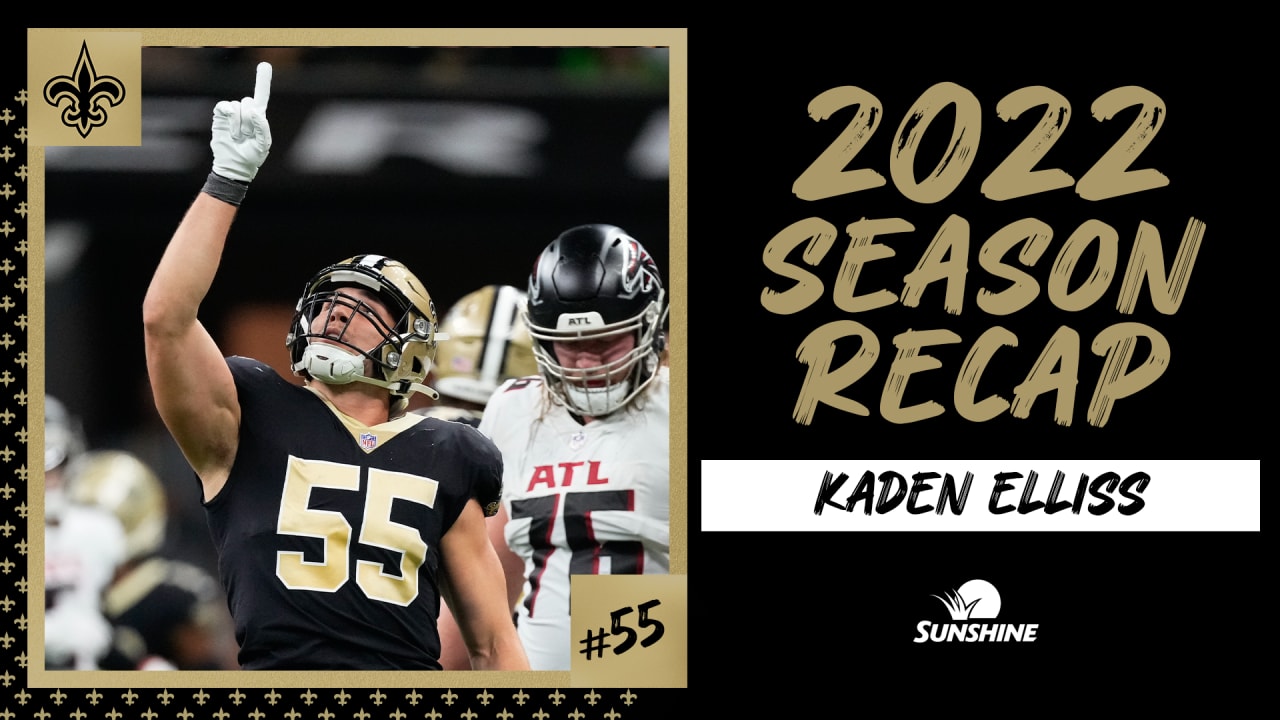 Linebacker Kaden Elliss New Orleans Saints 2022 Season Recap