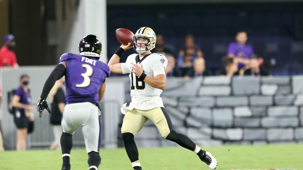 Ian Book was excited for debut as a New Orleans Saint