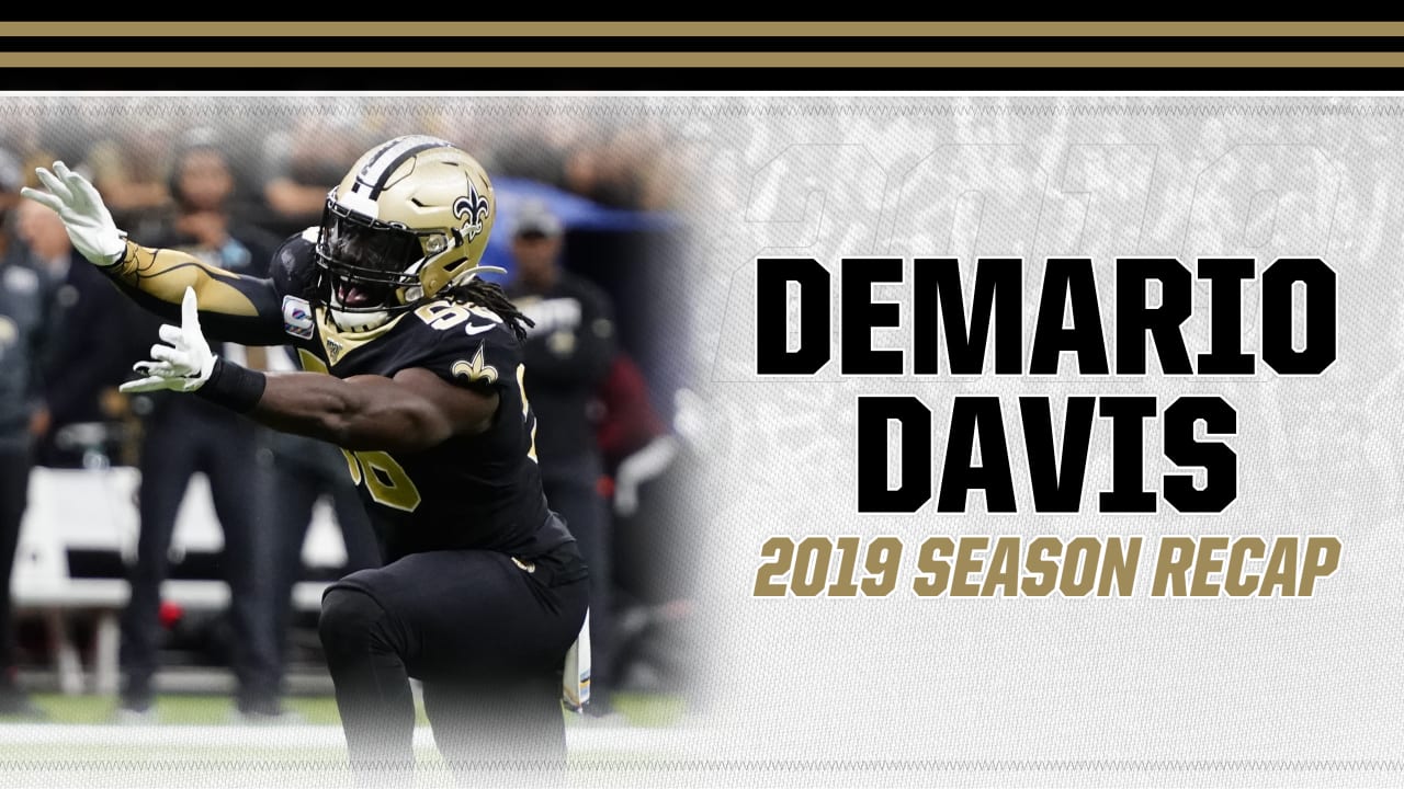 New Orleans Saints Nike Game Road Jersey - White - Demario Davis