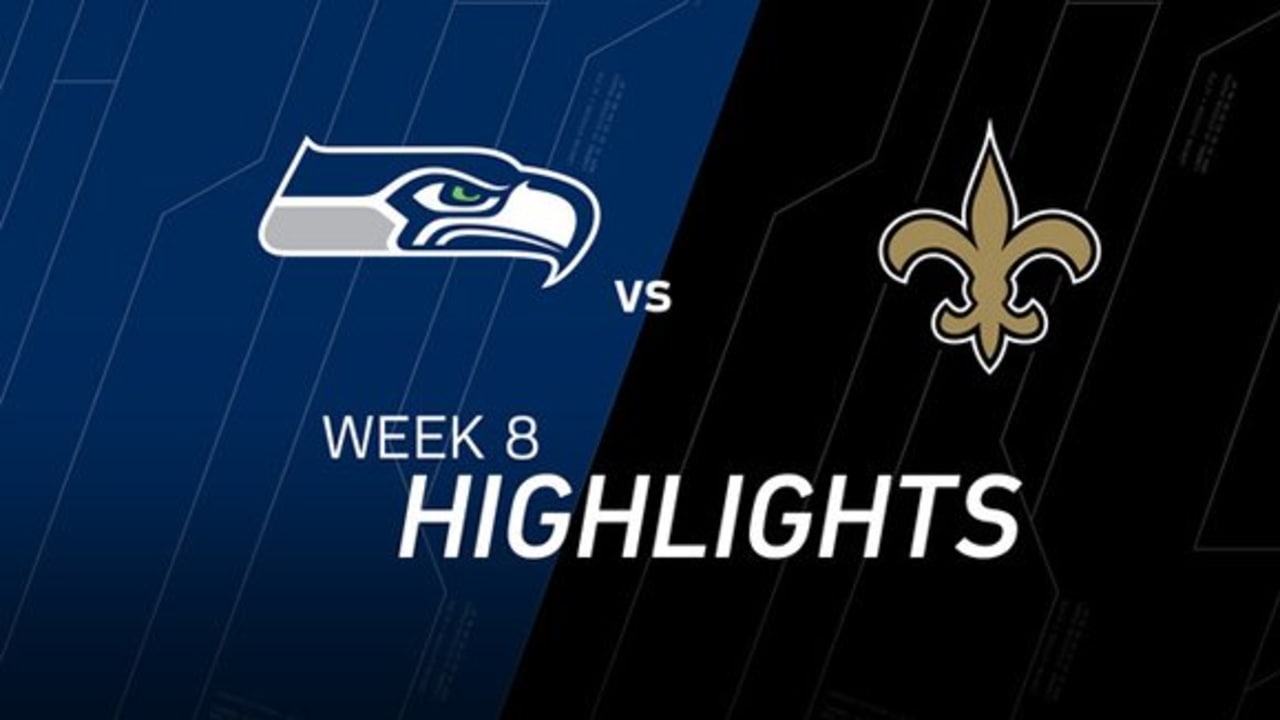 Week 8 Seahawks vs. Saints highlights