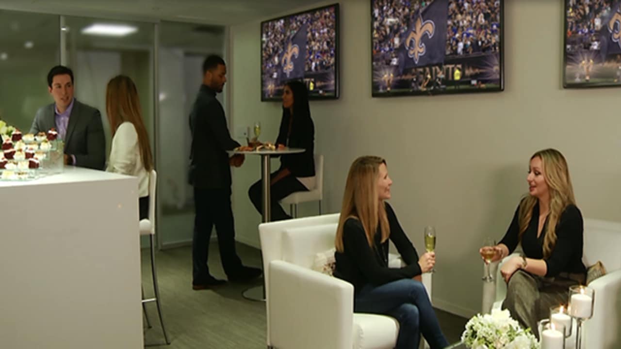 Saints Suites  New Orleans Saints Luxury Suite Rentals