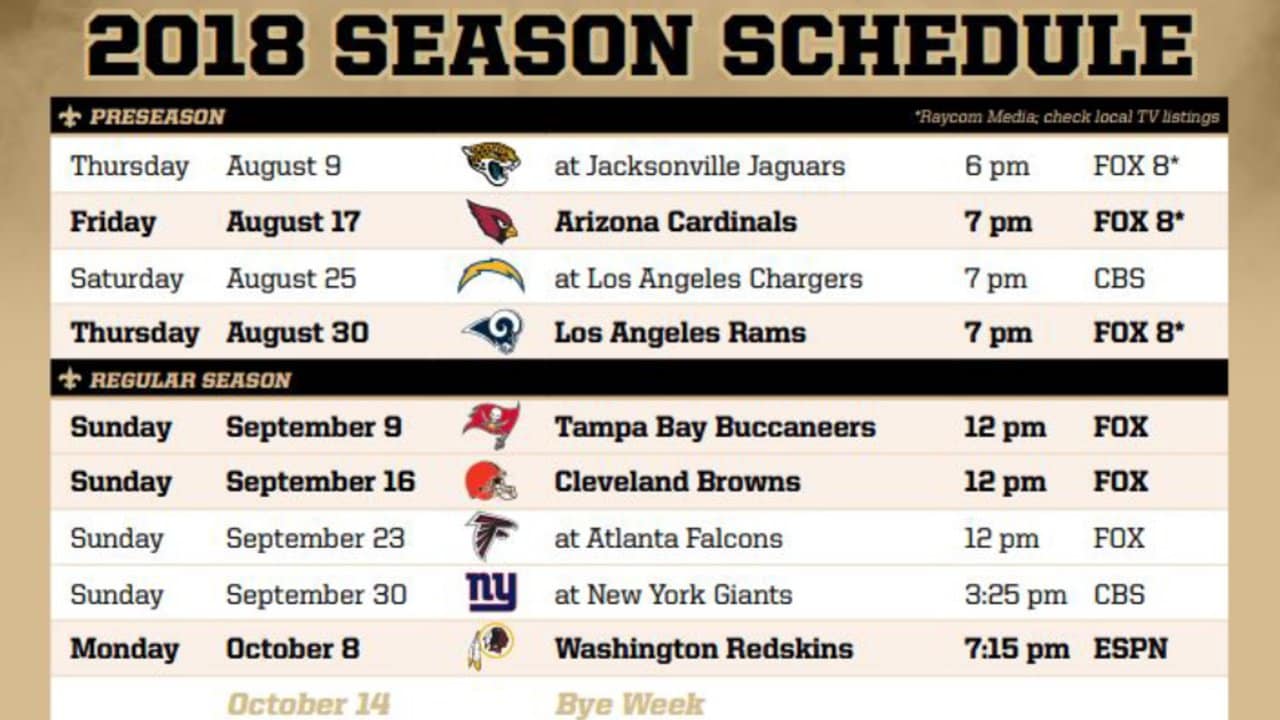 When Does Nfl Schedule Come Out | Examples and Forms