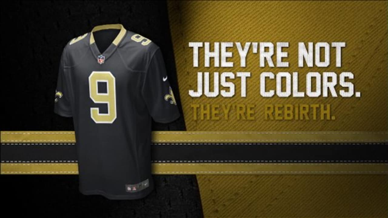 saints home game jersey color