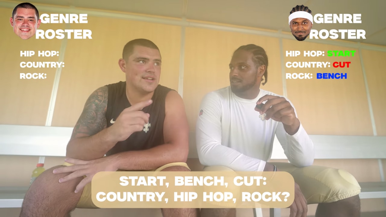 Watch Cam Jordan & Bryan Bresee give their Ice Cold Takes at Saints  Training Camp 2023