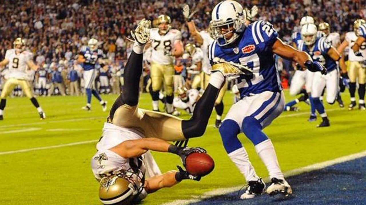 Flashback: Lance Moore's Super Bowl XLIV 2-Pointer after Drew Brees pass.
