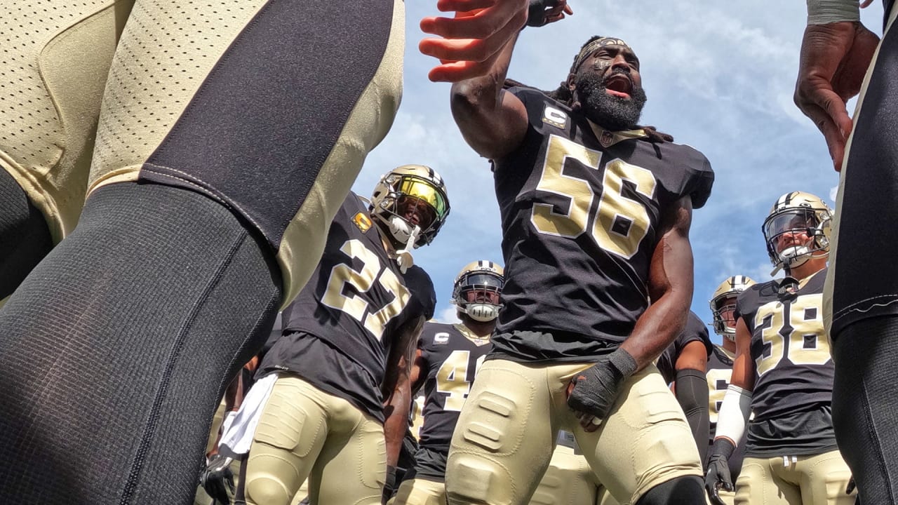 NFL Week 2: Demario Davis leads Saints Pregame Huddle vs. Panthers