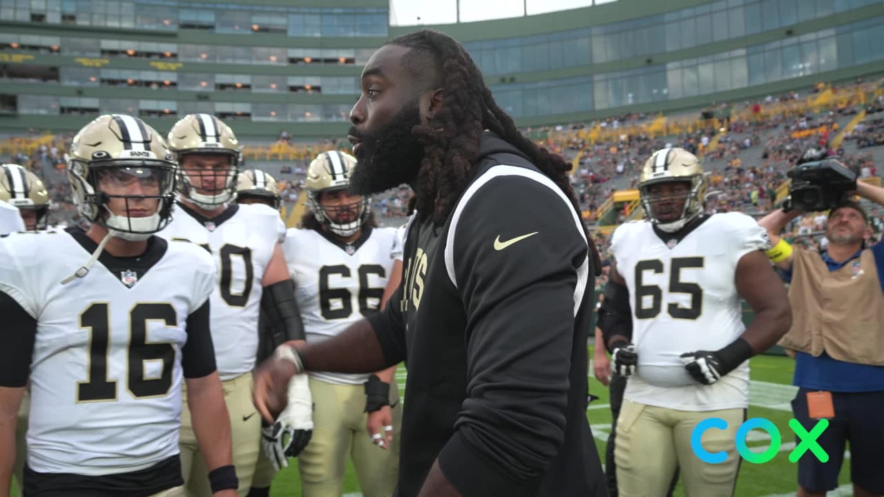 NFL Week 2: Demario Davis leads Saints Pregame Huddle vs. Panthers