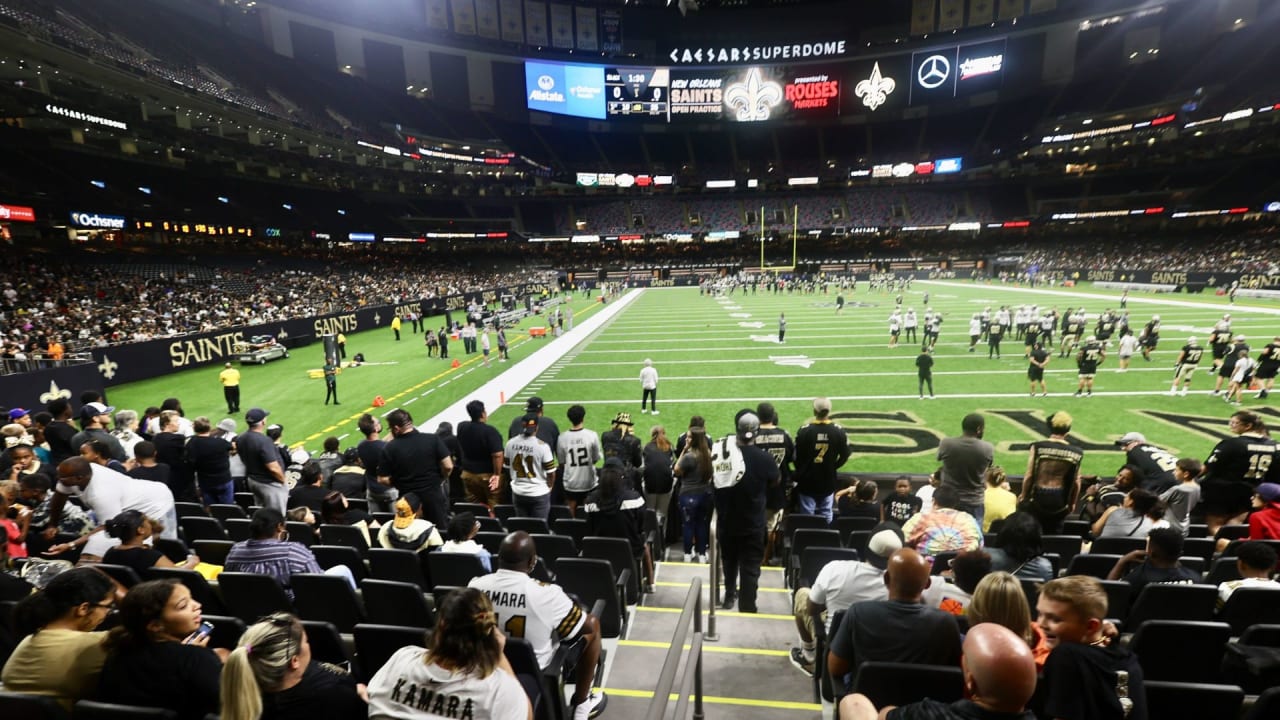 A greener Saints team marches into the Superdome