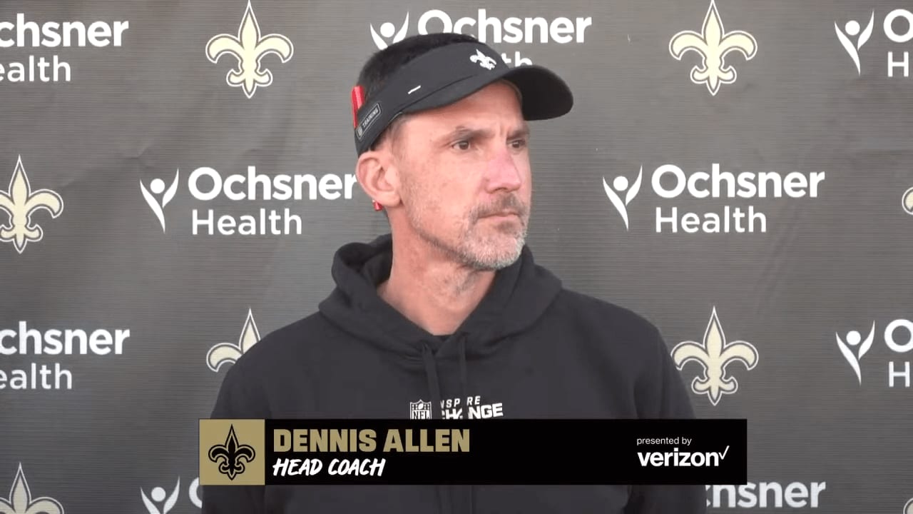 New Orleans Saints Head Coach Dennis Allen Previews Week 18 Vs ...