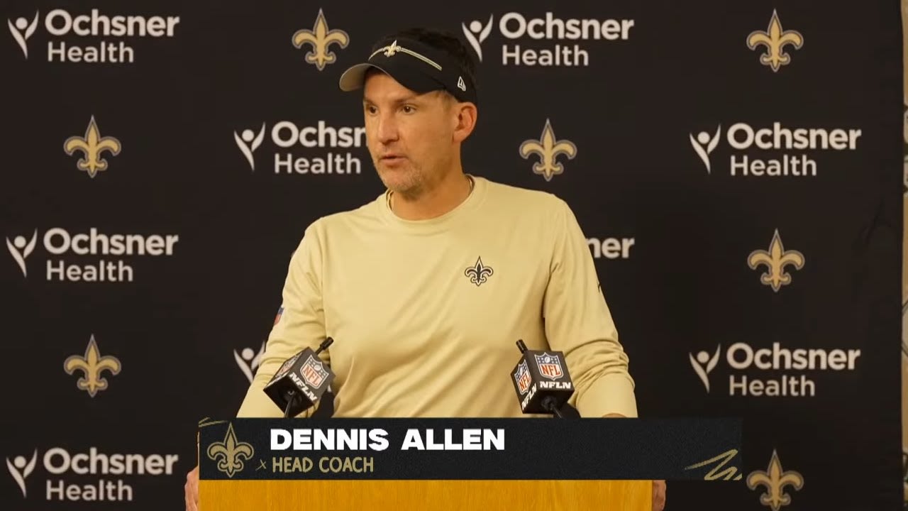 Postgame Interview: Saints HC Dennis Allen Recaps Loss to Bucs