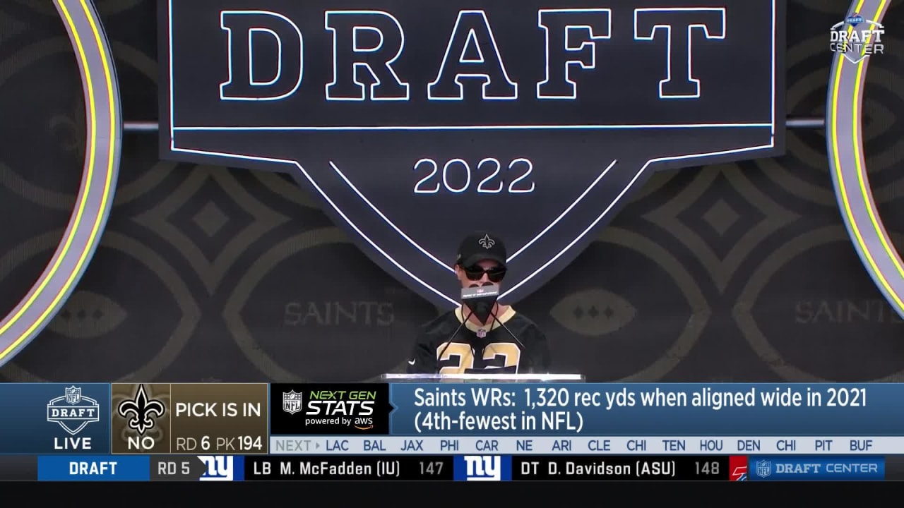 New Orleans Saints notes from Round 1 of the 2022 NFL Draft