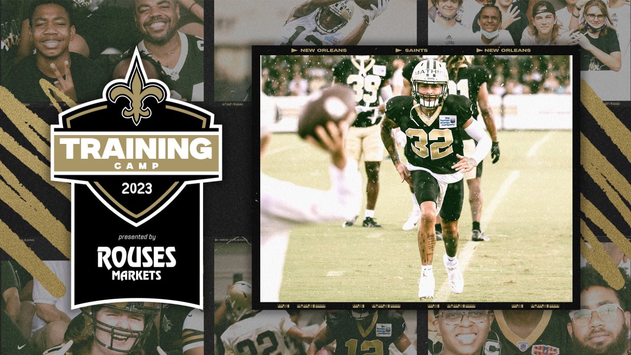 Saints announce schedule for 2023 Training Camp presented by