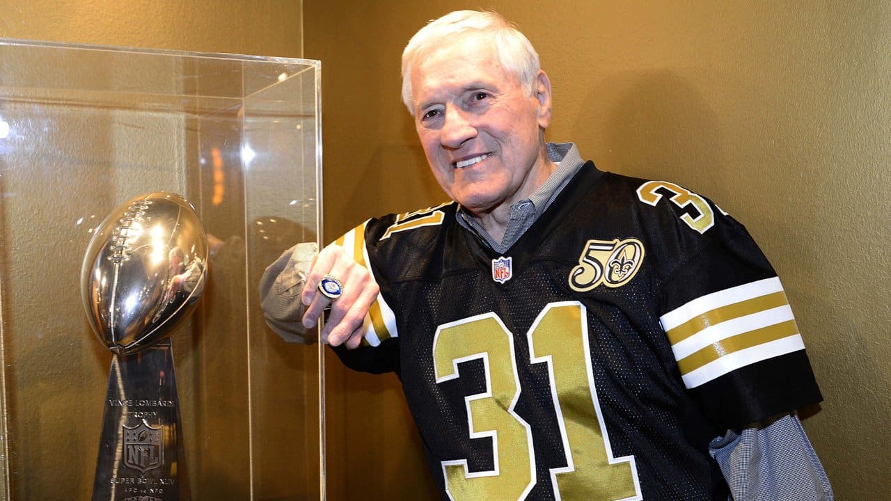 Jim Taylor, Pro Football Hall of Famer and member of 1967 New Orleans  Saints team, died Saturday, Oct. 13